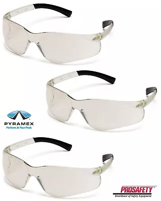 3 PR ZTEK S2580S I/O MIRROR Indoor/Outdoor Protective Work Safety Glasses Z87+ • $7.99