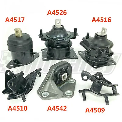 6PCS Engine Motor Mounts Set For 2003-2007 Honda Accord 2.4L For Automatic Trans • $57.87