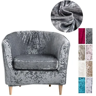 Stretch Velvet Sofa Cover Chair Slipcovers Furniture Couch Chair Cover 2-Piece I • $55.79