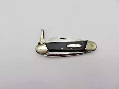 Vintage Buck USA YACHTSMAN MARLIN SPIKE #315 Black Delrin Sailor's Knife • $49.99