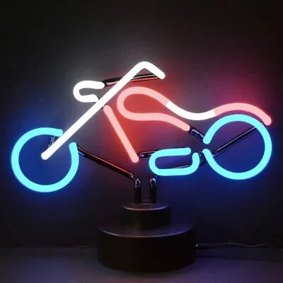 Chopper Bike Handmade Neon Sculpture 14 X10  • $90.99