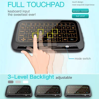 2.4GHz Air Mouse Wireless Keyboards Plug And Play Full Screen Touch For Computer • $19.85