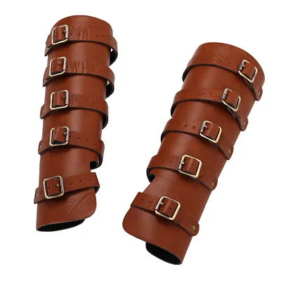 Medieval Warrior Knights Armband Wrist Bandage Armor Bracers Steampunk  Gauntlet • $24.99