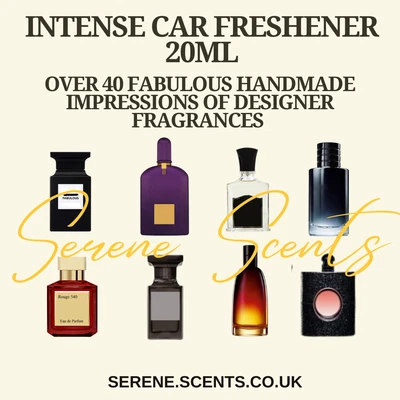 £5.49 • Buy Designer Intense Car Air Freshener 20ml - Over 40 Designer Style Fragrances