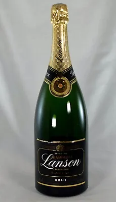 Large Lanson 1.5l Black Label Champagne Factice Dummy Shop Display Glass Bottle • £75