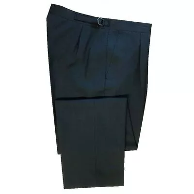 £19.99 • Buy Mens Grey Herringbone Trouser Morning Suit Masonic Ascot Wedding Wedding Formal