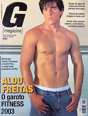 GAY MAGAZINE BRAZIL 2003 - November #74 Man Model Aldo Freitas • $24.90