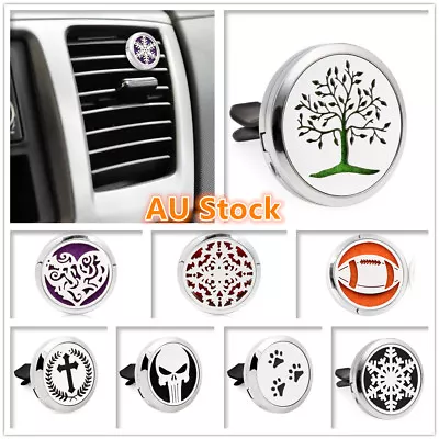 $9.95 • Buy Car Air Freshener Vent Clip Metal Stainless Steel Fragrance Perfume Oil Diffuser
