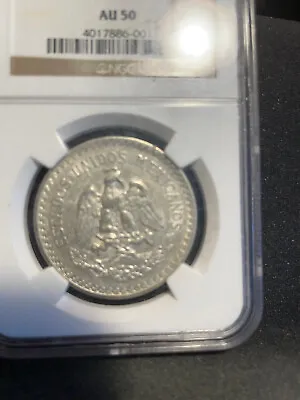 1919-mexico 1 Peso Au-50 [silver] • $195