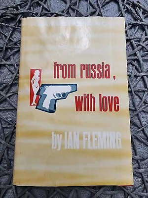 Ian Flemming From Russia With Love James Bond 1957 First Edition Book Club Edt.  • $19.99