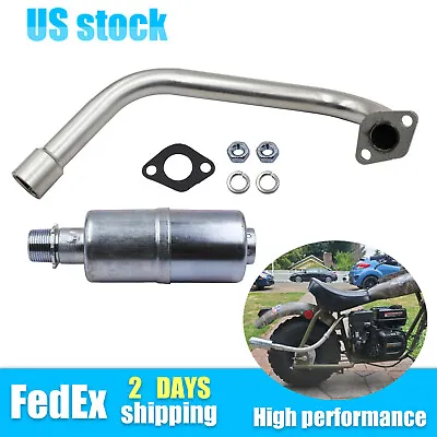 Fits Coleman CT200U-EX Camo 196cc / 6.5HP Gas Mini Bike--New Exhaust W/ Muffler  • $34.99