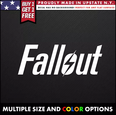 FALLOUT BOLT LOGO BUY 1 GET 1 FREE Cool Vinyl ORACAL Video Game Car Window • $6