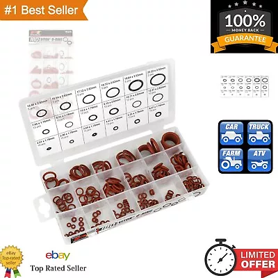 Viton O-Ring Assortment - Brown - 180 Pieces - High Heat & Chemical Resistant • $33.99