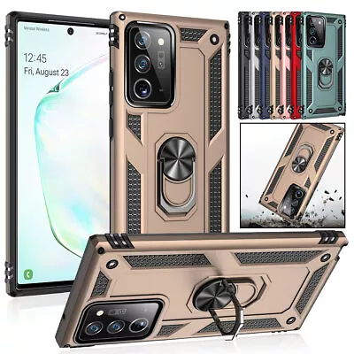 For Samsung Galaxy Note 20 10 Plus 9 8 Shockproof Magnetic Ring Stand Case Cover • $7.45