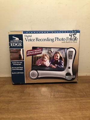 Journeys Edge Digital Voice Recording Photo Frame With Built In Clock  • $6.99