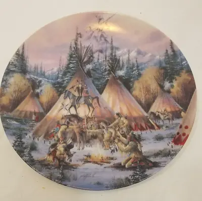 Sacred Circle The Painted Horse Kirk Randle 1994 COA Vintage Collector Plate • $5
