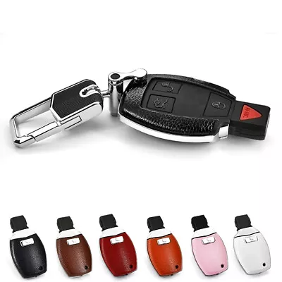 Leather Car Key Case Cover Bag For Mercedes Benz C E S ML GL CLS CLK Class AMG  • $26.49