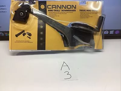 CANNONMINI TROLL MANUAL DOWNRIGGER 2-1/2 C Clamp Base Black 1901200 Damaged New • $69.99