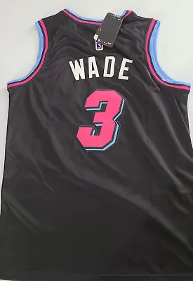 Swingman Stitched Heat Jersey #3 Dwayne Wade Color Black Size MLXL2XL *NEW* • $35.99