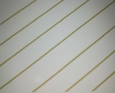 £52.99 • Buy 9ct Gold Trace Chain 18  Length 1mm Wide BNWT