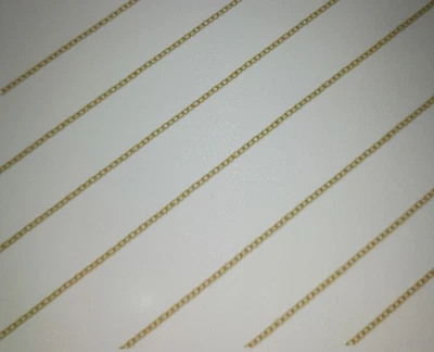 £52.99 • Buy 9ct Gold Trace Chain 18  Length 1mm Wide BNWT