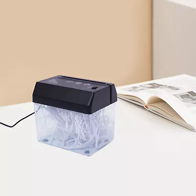 Mini Paper Shredder Vertical Paper Home Office Use For Destroy Paper Sheet USB • $19