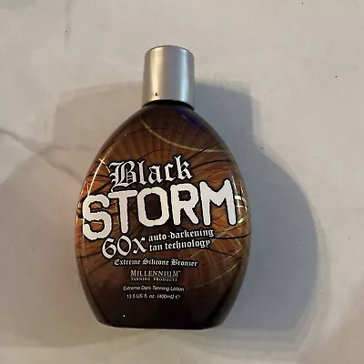 Millenium Tanning Black Storm Premium Tanning Lotion 13.5 Ounce • $15.99