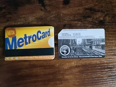 2005 EXCAVATION FOR THE NEW SUBWAYMETROCARD And Map Holder Expired 7/31/05 • $25