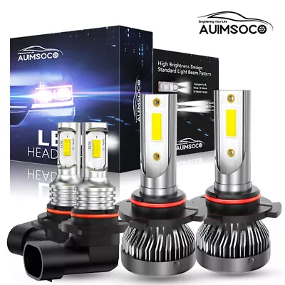 LED Headlight High Low Bulbs 360000LM For Dodge Stealth 1994 1995 1996 White • $36.99