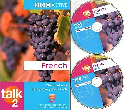 BBC Active Talk French 2 Course Book And 2 CD's Basic Course For Beginners Learn • £9.99