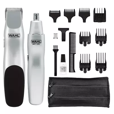 Wahl Beard Mustache Trimmer Men Grooming Ear Nose Hair Clipper Electric Shaver • $24.98