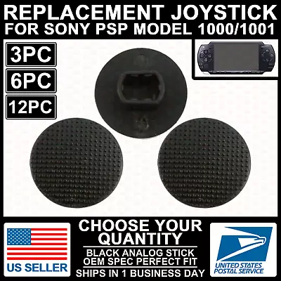 Black Cap For Playstation PSP 1000 1001 Analog Joystick Stick Cover Thumb Button • $2.85