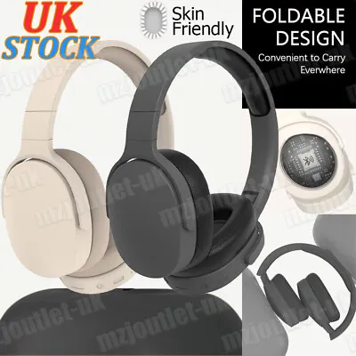 Wireless Headphones Bluetooth 5.1 Noise Cancelling Over-Ear Stereo Earphones UK • £9.96