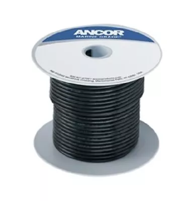 Ancor 112075 Marine Tinned Copper Battery Cable (6-Gauge Black 800-Feet) • $1046.89
