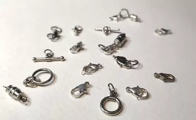 Necklaces Clasps Closures Magnetic Assorted Lot Of 17 • $4.29