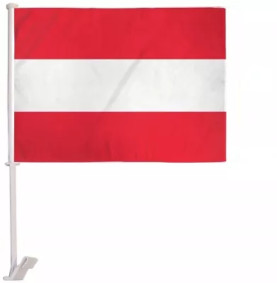 12x18 Austria Austrian Plain Premium Quality Car Window Vehicle 12 X18  Flag • £7.71