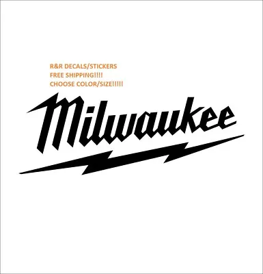 Milwaukee Tool.. Vinyl Decal/sticker.. Pick Size/color Free Shipping • $3.49