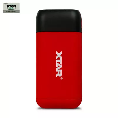 XTAR PB2SL Portable Power Bank Charger - Red • $24.95