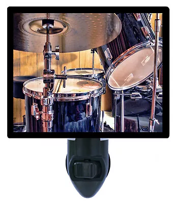 Music Themed Decorative Photo Night Light Drums • $30.49