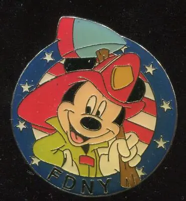 NY Disney Galleries FDNY Mickey Fireman Disney Pin 8609 • $9.95