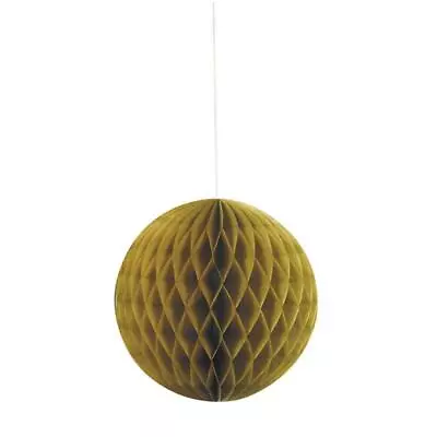 8'' Gold Honeycomb Ball 1pk • £2.95