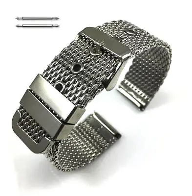 Thick Metal Stainless Steel Replacement Mesh Watch Band Strap Bracelet # 5101 • $14.95