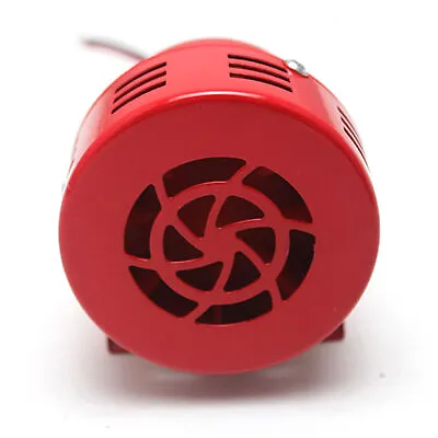 Vintage 12V Car Truck Motorcycle Driven RED Air Raid Siren Horn Alarm Speaker • $16.98