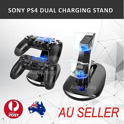 $16.09 • Buy USB Dual Charger Dock Charging Stand Cable For Sony PS4 Playstation Controller