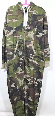 Woodland Army Camo One Piece Pyjamas 2XL XXL Green Jumper Mens • £12.99