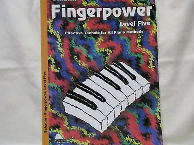 Schaum Fingerpower Level Five Technic For Piano/Organ/Keyboards PB 1970 • $16.14