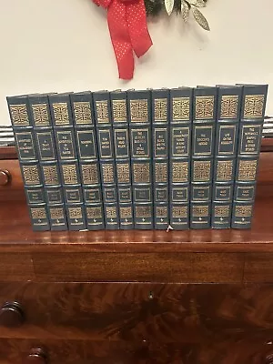 Easton Press 12 Vol Complete Set WORKS OF MARK TWAIN Blue Leather 1998 • $1650