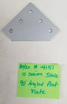 80/20  Aluminum 5 Hole 90° Joining Plate 10 Series P/N 4151 NEW • $5.50