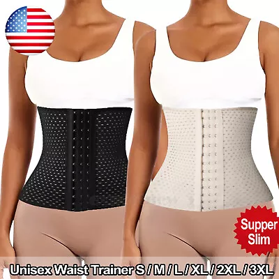 Women Waist Trainer Training Body Shaper Shapewear Underbust Cincher Tummy Band • $12.79