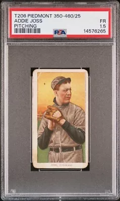 1909-11 T206 Sweet Caporal 350-460/25 Addie Joss  PSA 1.5 • $425